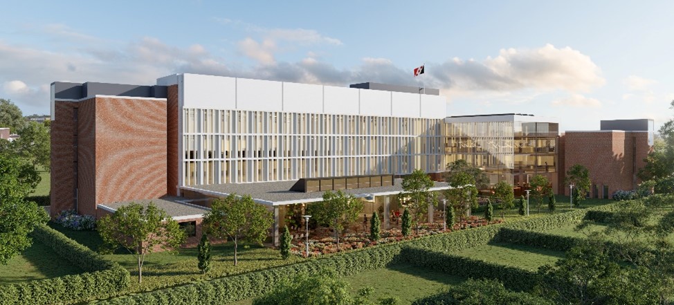 schets nieuwe stadskantoor Roosendaal