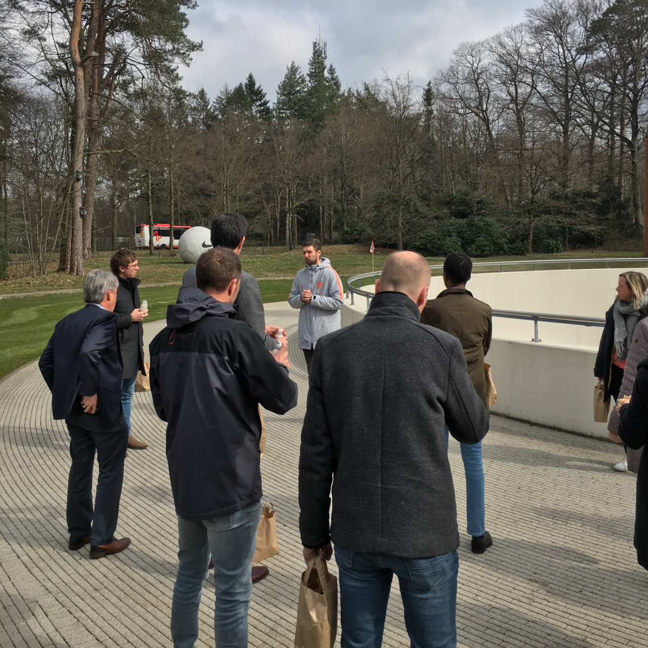 lunchwandeling tijdens landelijke dag ICS