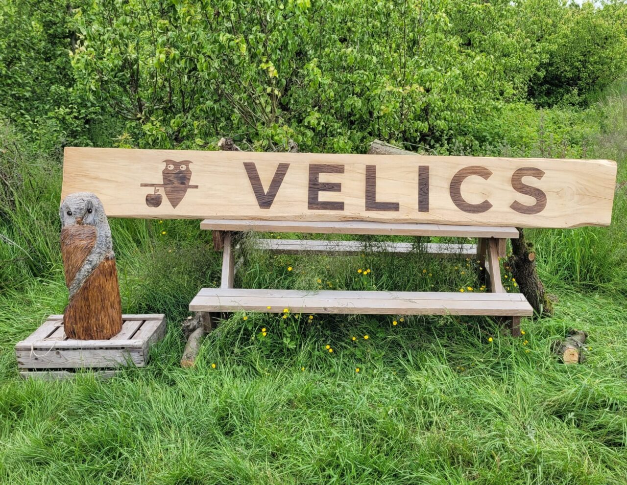 Naambord Velics foto Erika